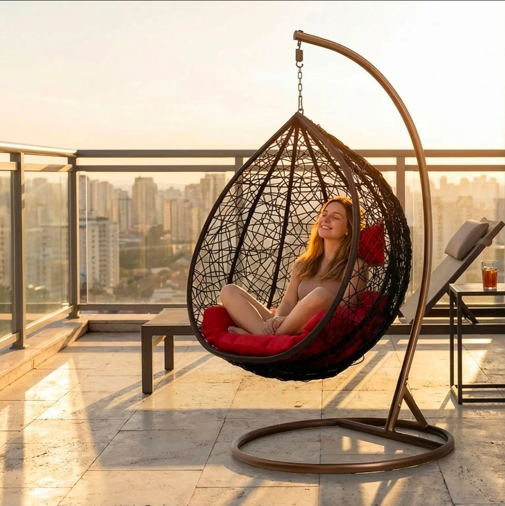Silla Colgante De Terraza Para Interior/exterior