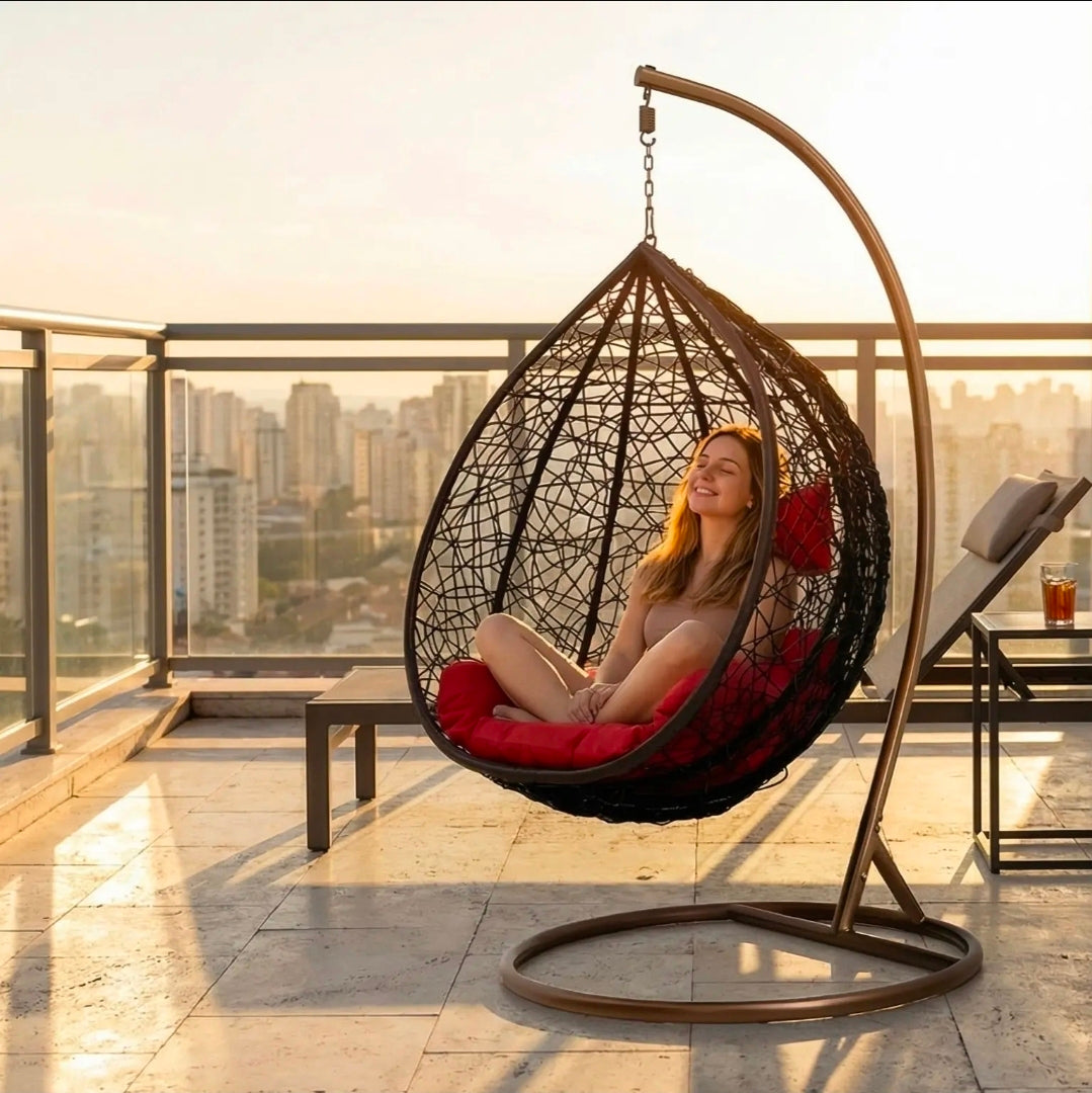 Silla Colgante De Terraza Para Interior/exterior