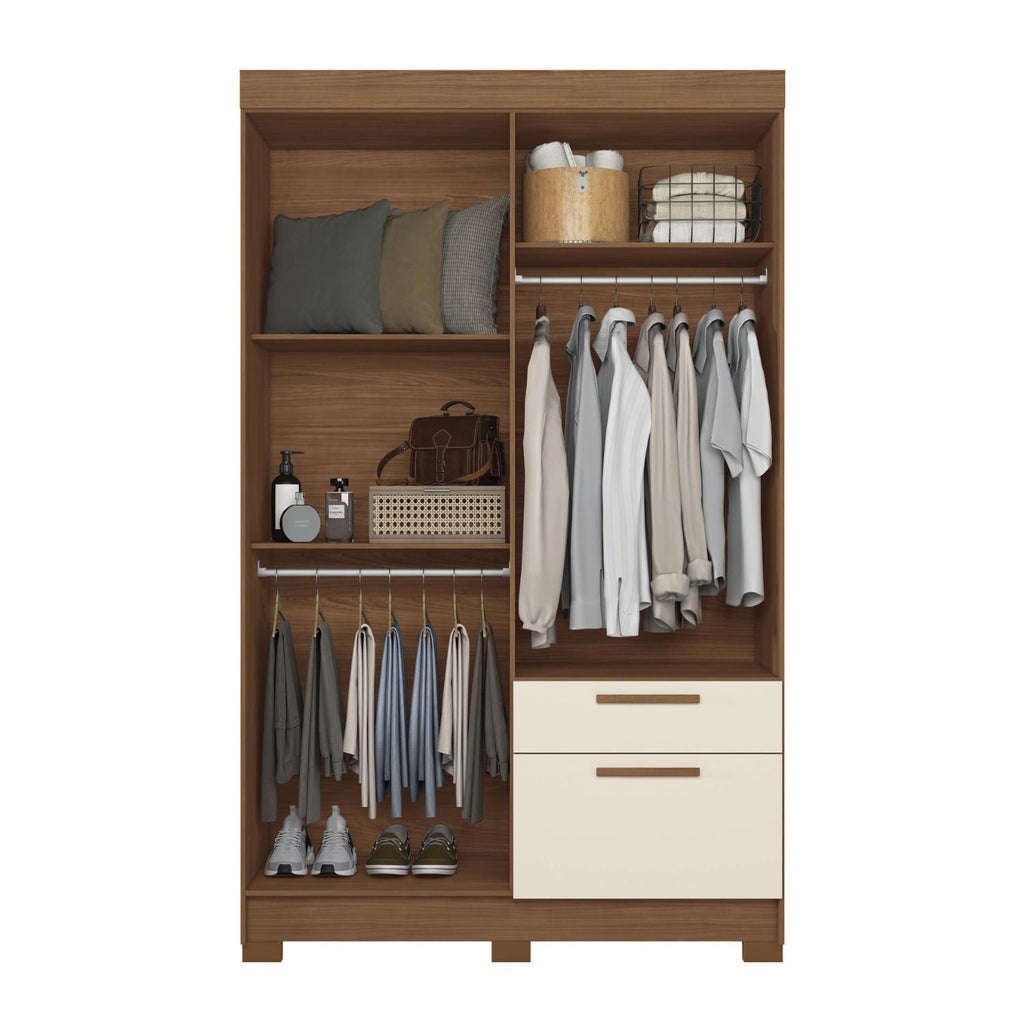 Closet 4 Puerta(s) 2 Cajón(es) 4 Repisa(s) 130x214x46 cm Arena