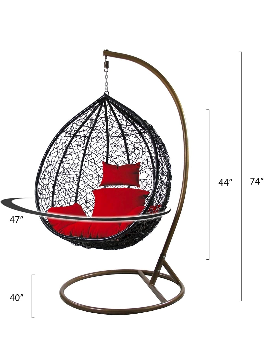 Silla Colgante De Terraza Para Interior/exterior